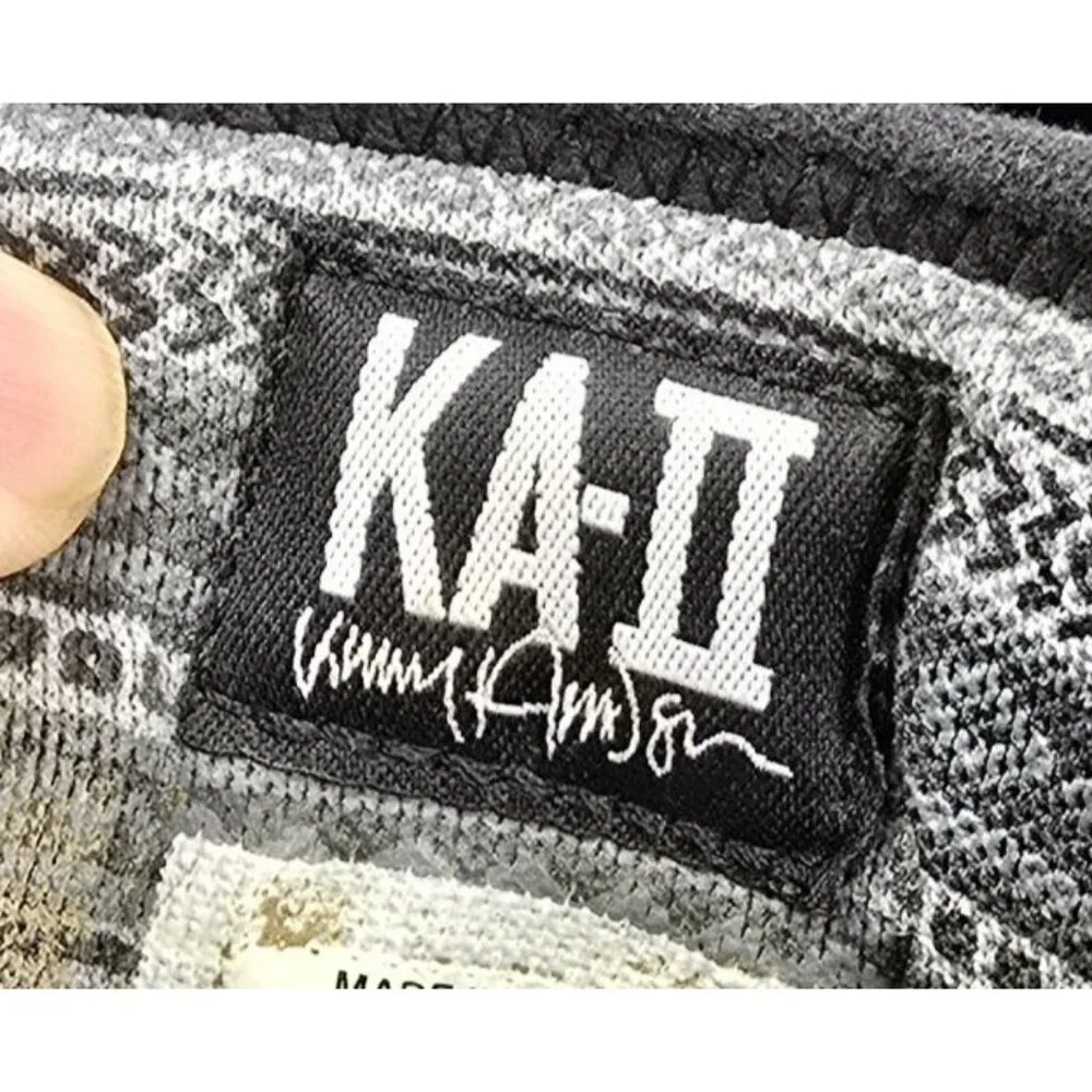 Converse KA-II Mens Patterned‎ Sneakers Size 10 Shoes Black & Gray Pattern